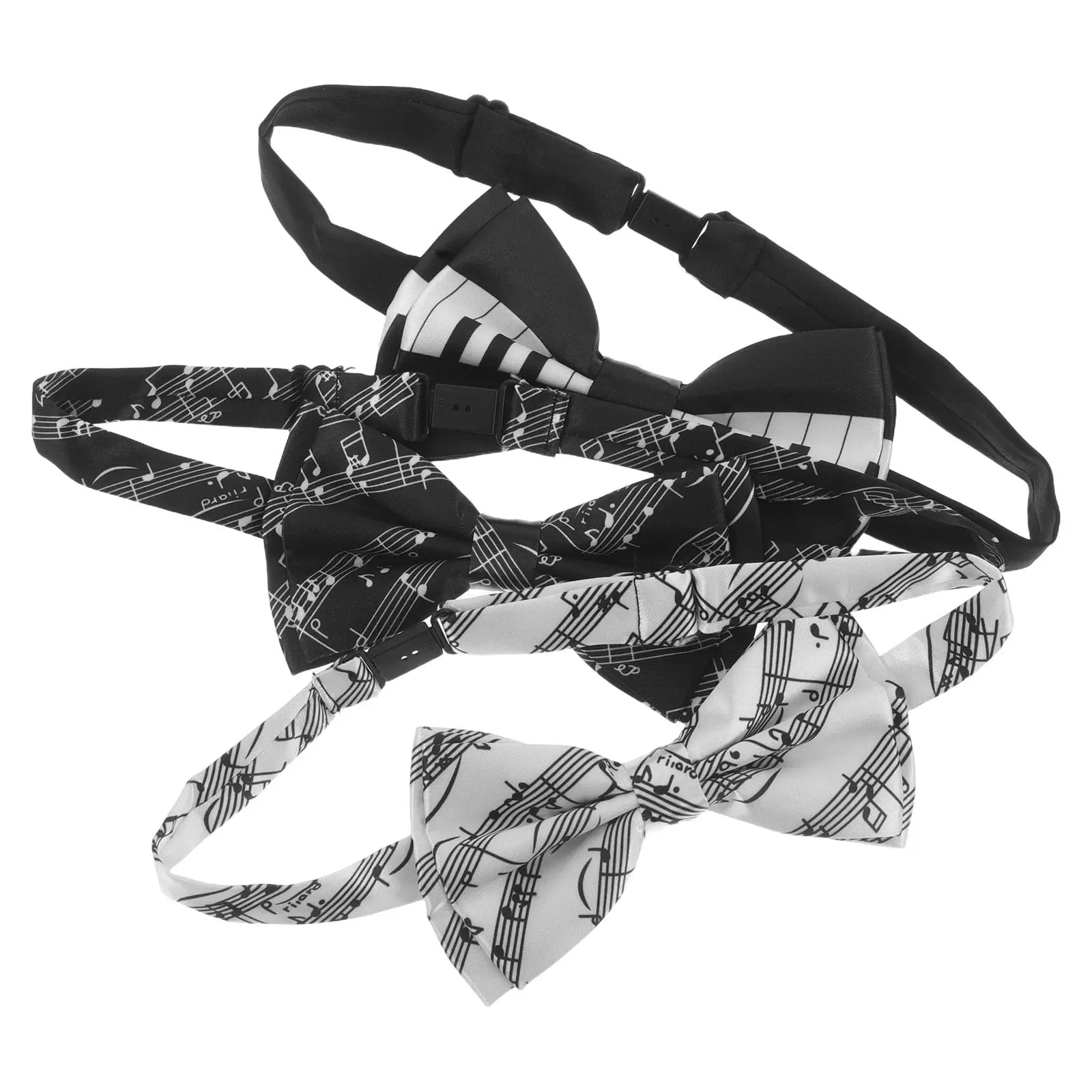 Bow Tie Pre Tied - 3pcs Piano Theme Bow Tie Pre-Tied