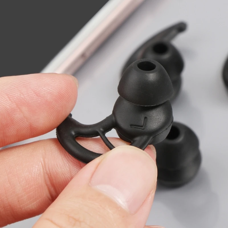 Silicone Earhooks for Sony WF-1000XM3 WI-1000X Sports Headphone,SML 2 Pair Replacement Soft Silicone Earbud Hooks Dropship