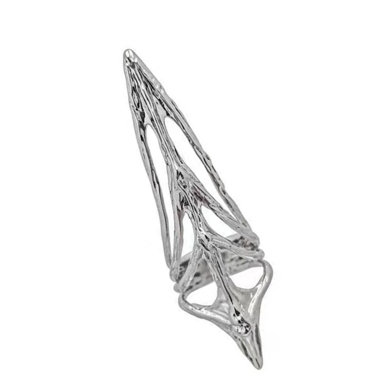 Fingertip Claw Rings Stage Performances Jewelry Copper Texture for Various Occasions Including Weddings and Carnivals
