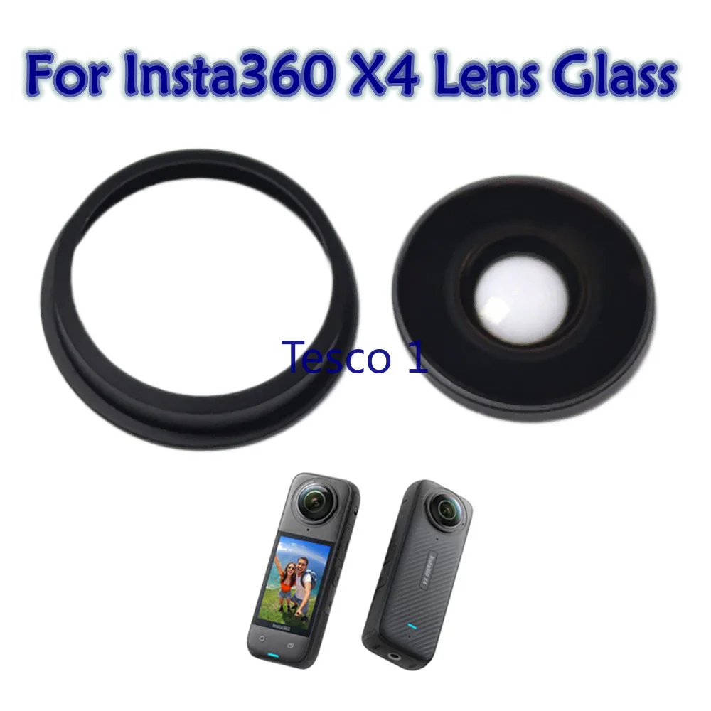 Brand New High-quality For Insta360 X4 Action Camera Lens Glass with Ring Repair Accessories Replacement