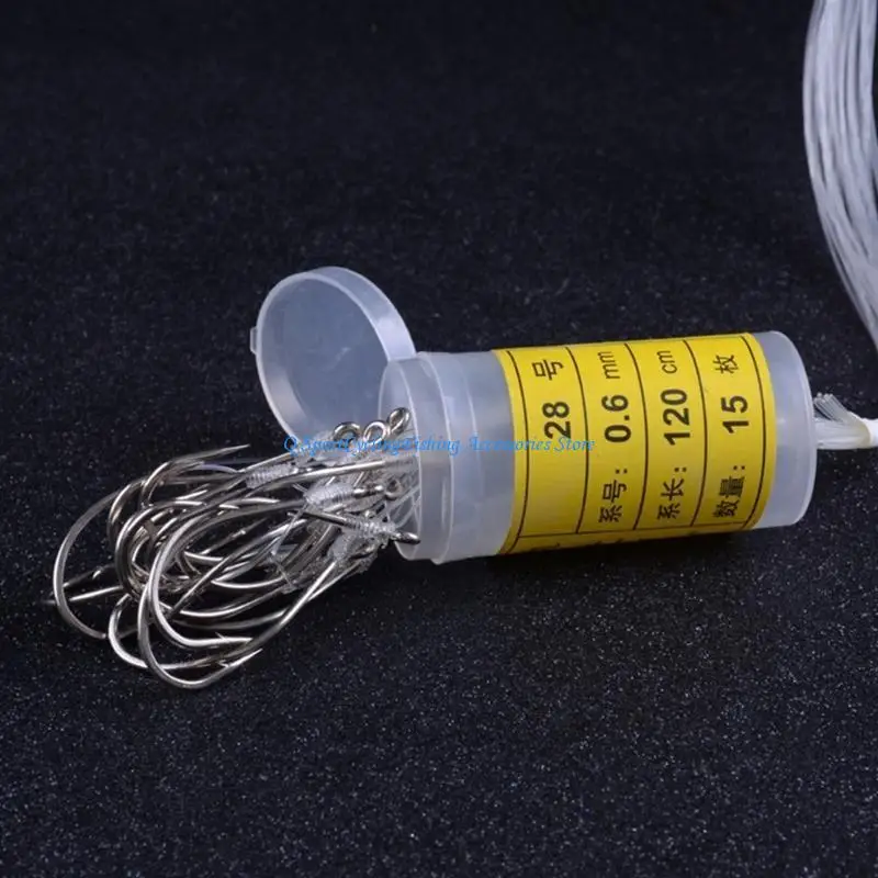  Fishing Hooks Convenient To Storage Barreled Sub Line Hook Fishing Accessory