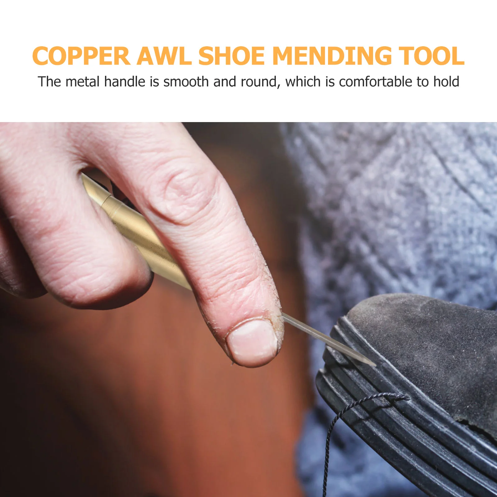 

2 set Sewing Awls Kit Metal Handle Repair Tools For Shoe Stitching Patchwork Diy Craft Supplies Stitching Awls