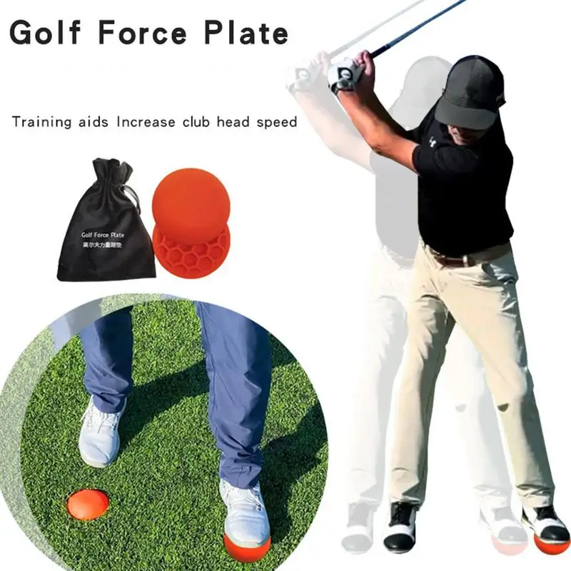 Golf Swing Training Center Gravity Pedals Golf Force Plate Step Pad Golf Swing Trainer Assisted Balance Aids Golf Supplies