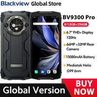 Blackview BV9300 Pro Rugged Phone 6.7'' 120Hz Display 8/12GB 256GB Smartphone With Dual Screen 15080mAh Battery 64MP Cellphone
