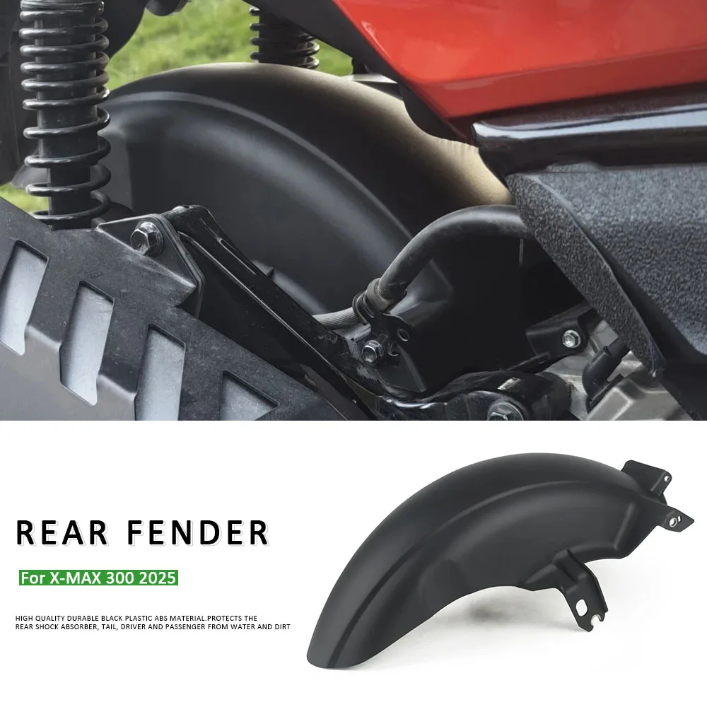 

2025 For Yamaha X-MAX300 XMAX 300 V3 XMAX300 Rear Tire Hugger Fender Mudguard Wheel Splash Guard Motorcycle Accessorie X-Max 300