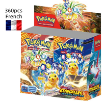 360Pcs French Pokémon TCG: Scarlet & Violet Etsncelles  Astral Radiance Obsidian Flames Booster Box Pokemon Cards 36 Pack Box.