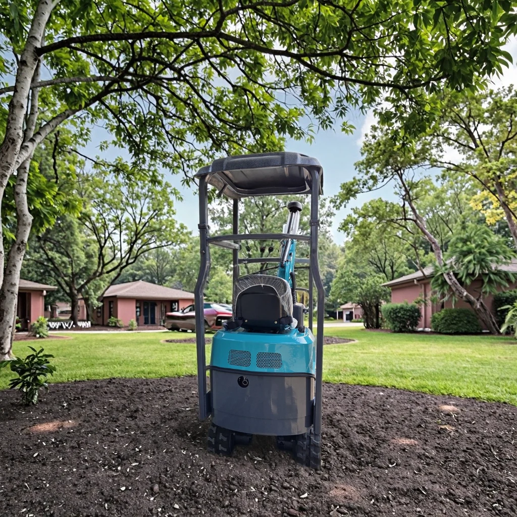 حفارة صغيرة ZONAWELL ZNW 12 فعالة، قوة حفر 7.2KN، تعمل مع المرفقات المختلفة في العديد من الصناعات #4