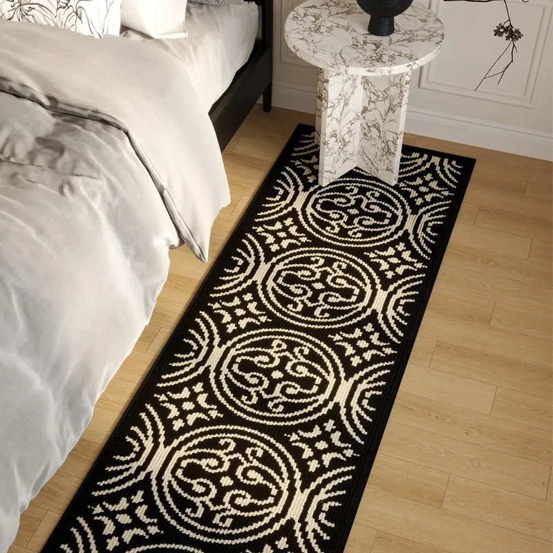 

Modern Living Room Carpet Geometric Advanced Light Luxury Texture Creative Bedroom Bedside Rug Home Decoration Hallway Mat Tapis