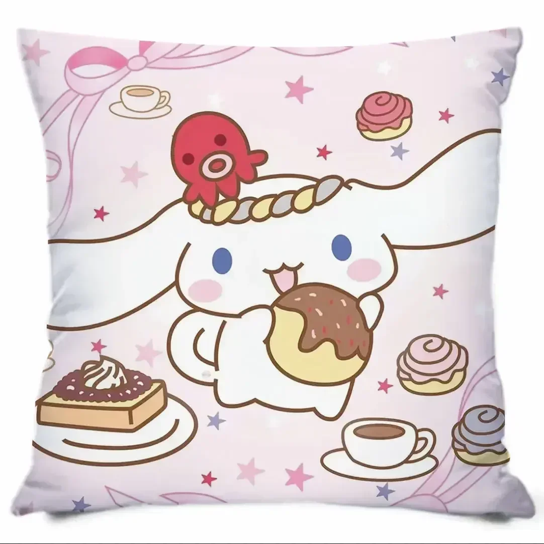 

Kuromi printed pillowcase, a beautiful women's heart cushion for sofas, bedrooms, headboards, and cars