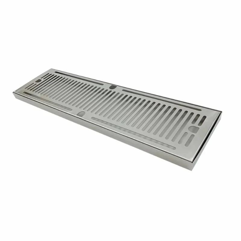 Imagem -02 - Stainless Steel Beer Drip Tray Bandeja de Água Bar Craft Acessórios Superfície Polimento Fino 60cm de Comprimento 304