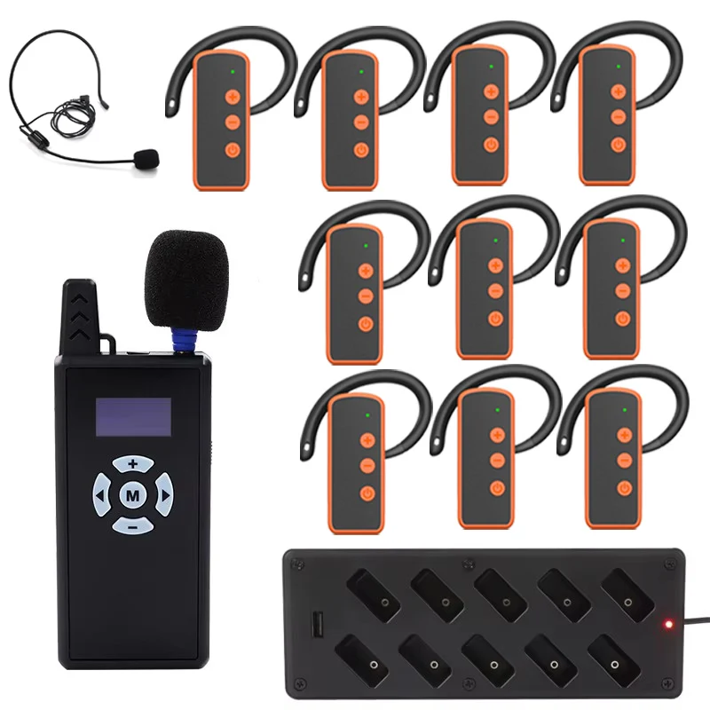 

2.4G Wireless Tour Guide Transmission System For Excursion Tour Guide Church Translation Horse Riding Training