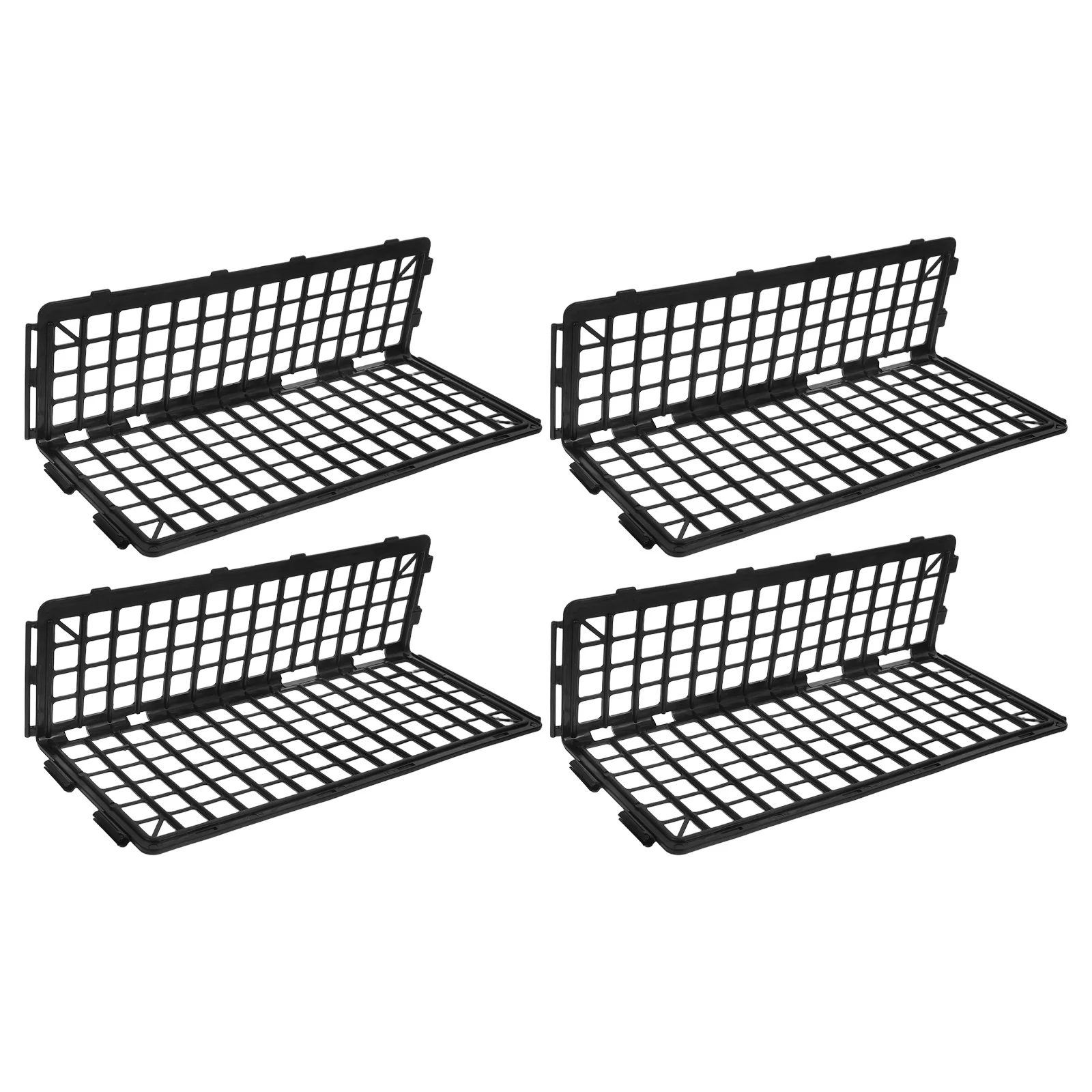 

4pcs Supermarket Fruit Partition L-Shaped Design Prevents Damage Fresh Produce Display Shelf For Refrigerator Kitchen Storage