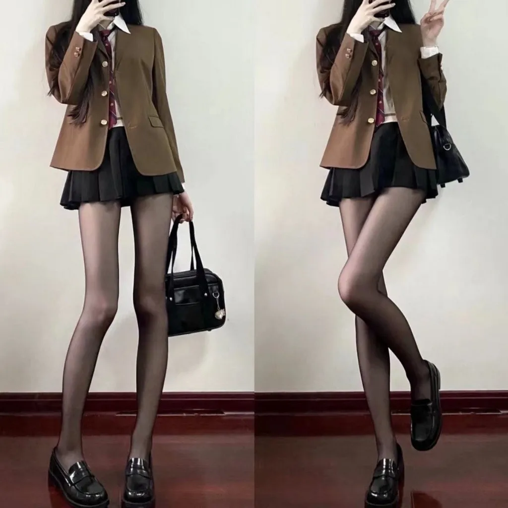 3 Paar dünne transparente Frauen Strümpfe sexy Versuchung unsichtbare Socken Strumpfhosen Leggings Nachtclub Seide Strumpfhosen Höschen schlauch – Detail 1