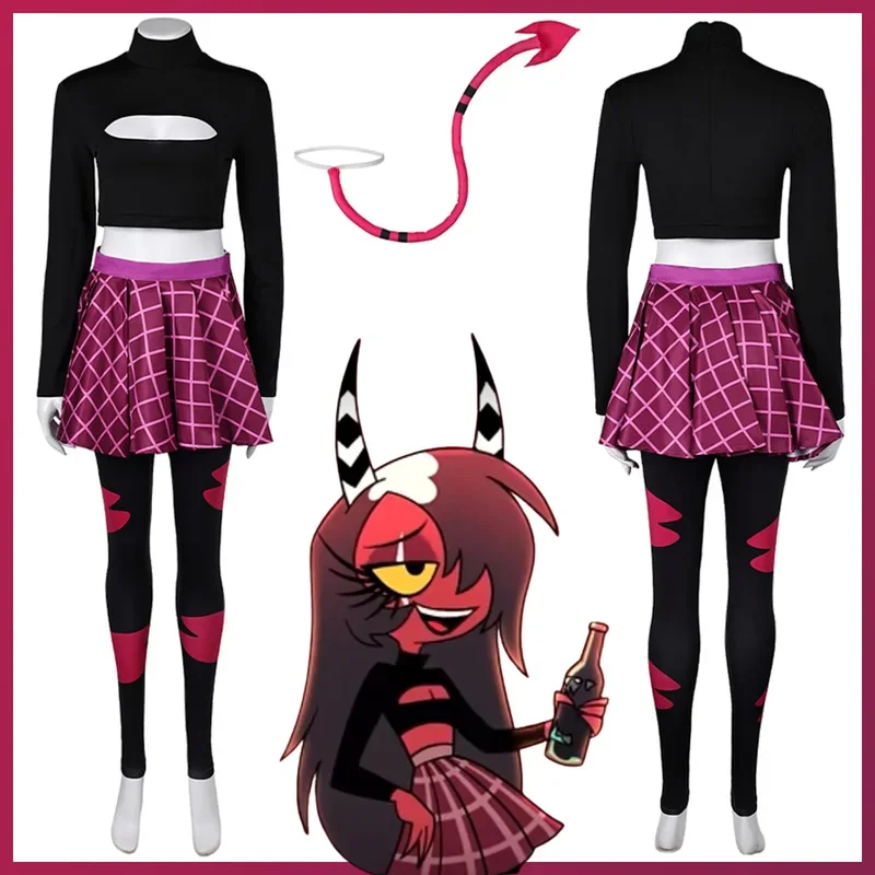 

FC6Cartoon Evil Leader Boss Costume Disguise Sallie May Cosplay Fantasy Tail Clothing Adult Women Roleplay Fantasia Outfits@FC8！