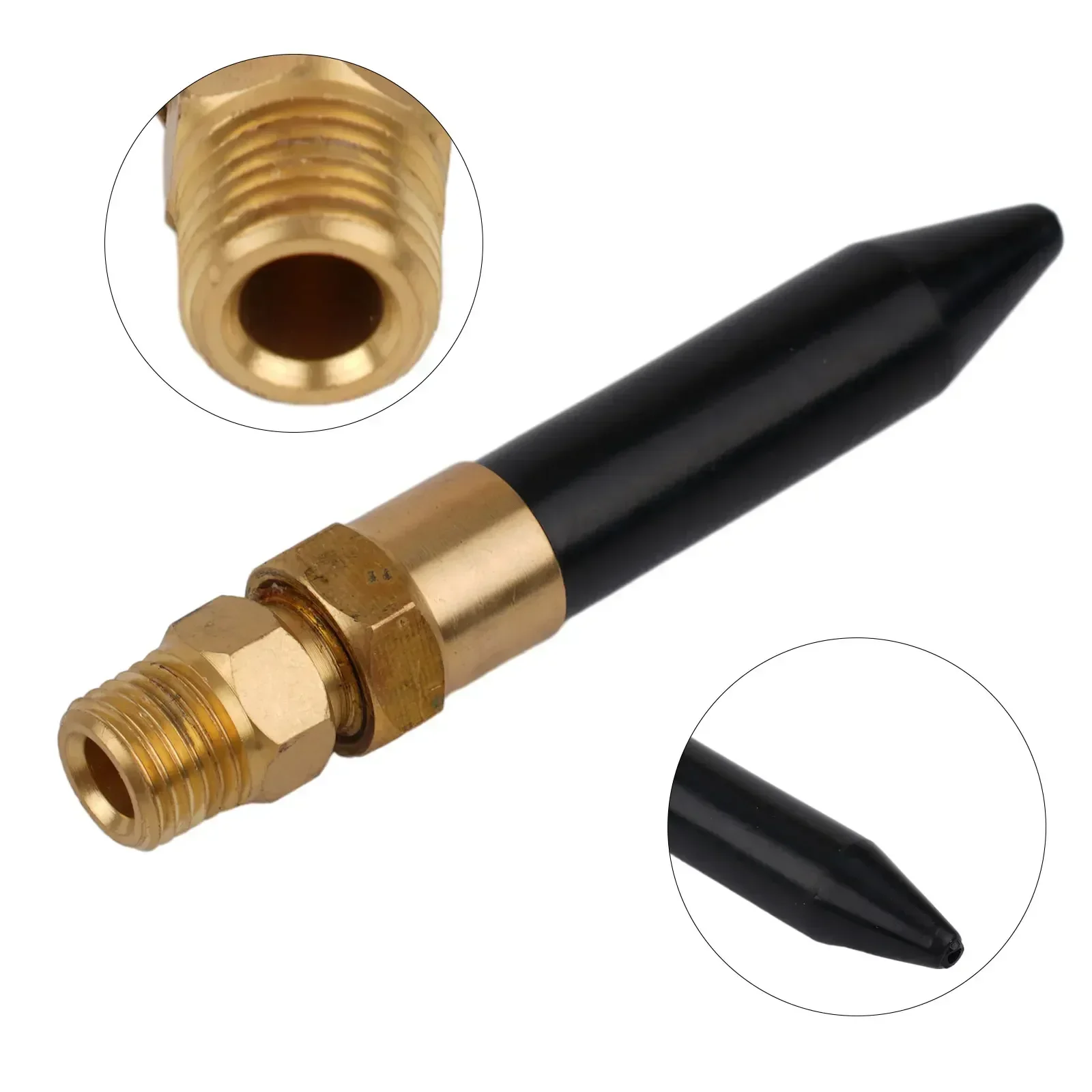 

High Quality New Useful Inflator Tilt Valve Rubber Tilt Replacement Rubber Accessories Brass Gas Nozzle NPT1/4-18