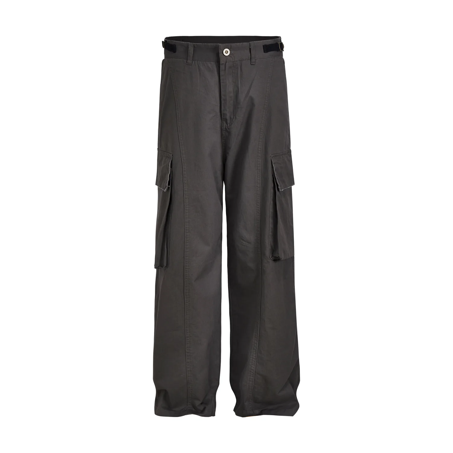 MADE EXTREME Vintage Three-dimensional Cutting Multi-pocket Straight Casual Trousers