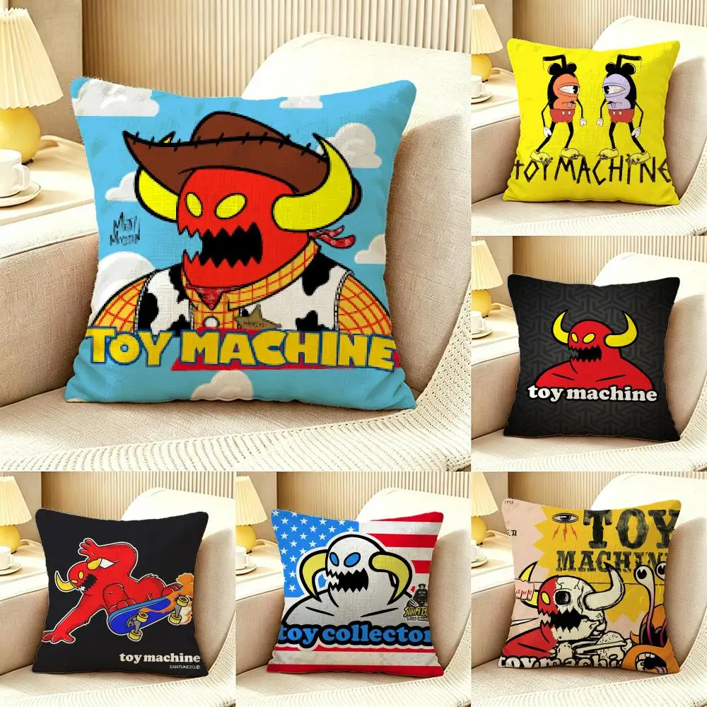 Brand Toy Machine Cushion Cover Pillow Cover Nordic Minimalist Throw DoubleSided Print Cushion Case for Sofa Bedroom Decor