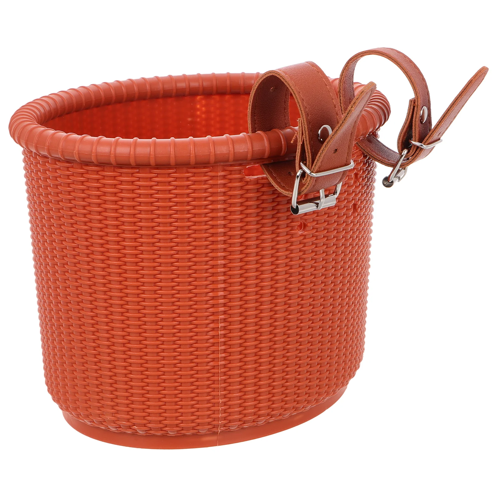 

1pcs Sturdy Bicycle Front Basket Scooter Plastic Detachable Thicken Bike Storage Container For Electric Scooters