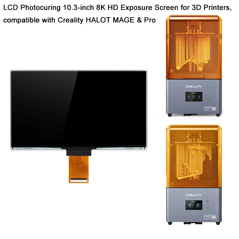 

LCD Photocuring 10.3-inch 8K HD Exposure Screen for 3D Printers, compatible with Creality HALOT MAGE & Pro