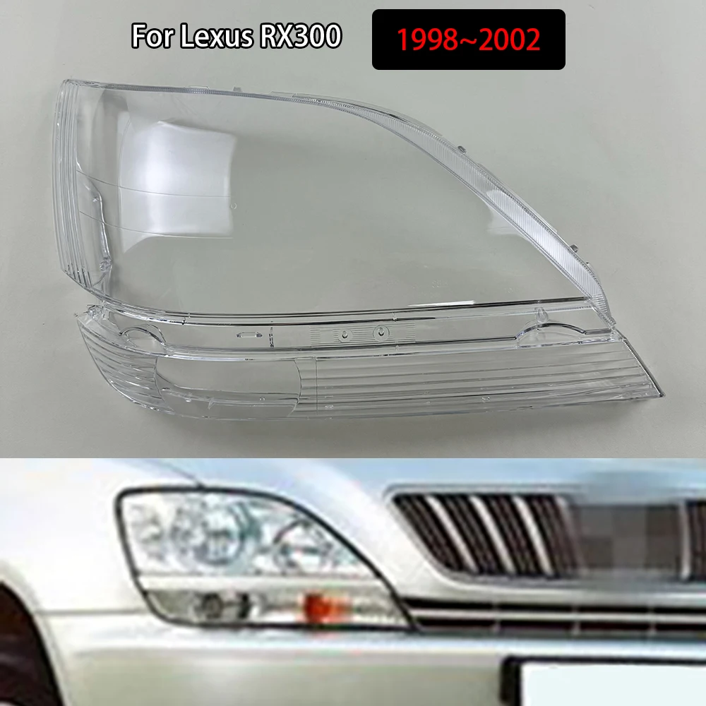 

Transparent Lampshade Front Headlight Shell Headlamp Cover Lens Plexiglass Auto Replacement Parts For Lexus RX300 1998~2002