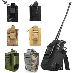 Hunting Walkie Talkie Holder Molle Radio Pouch Airsoft Interphone Storage Bag Small Outdoor Hiking Magazine Holder Mag Pouches