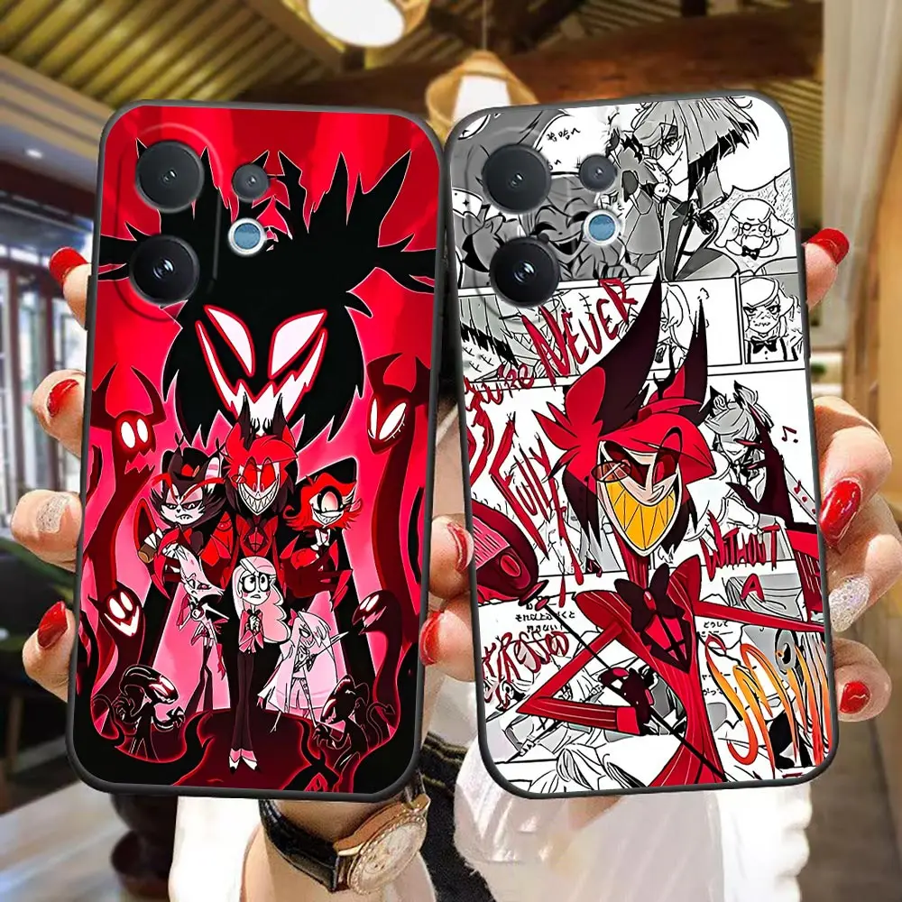 

Phone Case For VIVO V70 V60 V50 V40 V20 V21 V23 V23E V25 V25E V27 V27E V29 V29E V30 Shell Case Cover H-Hazbin Hotel A-Alastor