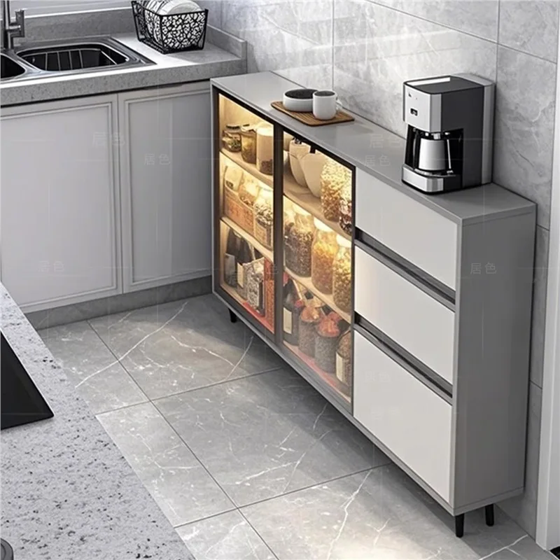 Ultra-thin dining side cabinet 25 cm, extremely narrow width 30cm, modern simple narrow side cabinet, narrow side dining