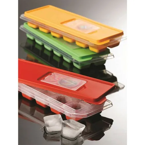 Gondola Bass-Finger Non-Stick Ice Cube Tray With Lid (G-132)