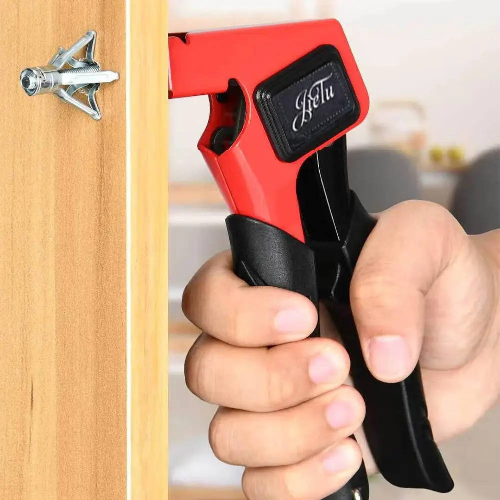 Heavy Duty Hollow Wall Anchor Gun Plasterboard Gypsum Drywall Cavity Fixing Gun Metal Molly Bolt Setting Tool