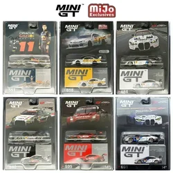 MINIGT 1:64 F1 Centodieci R34 Huracan EVO Shelby GT500 Aventador GT Civic R Diecast Auto Model Collectie Plastic Verpakking