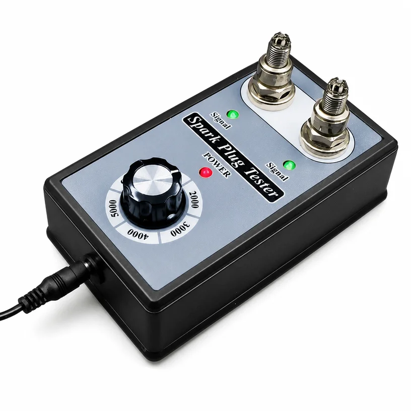 Auto Spark Plug Jump Tester Dual Hole, Ignition Coil Diagnostic Test Bench, Ignition System Detection Tool