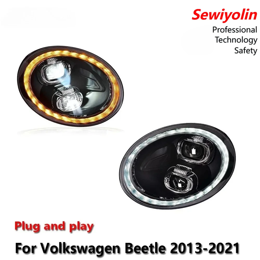 

Светодиодные аксессуары для модернизации фар для VW Beetle 2013-2021: ДХО, стоп-сигнал, указатель поворота, подключение Plug and Play