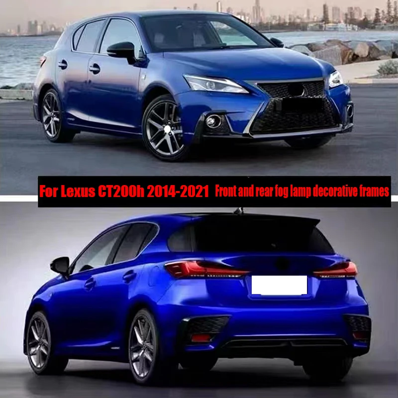 For Lexus CT200h 2014-2021 Fog Lamp Cover Sports Edition Fog Lamp Frame Decorative Cover
