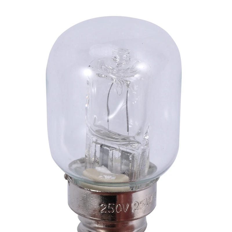 3X E14 High Temperature Bulb 500 Degrees 25W Halogen Bubble Oven Bulb E14 250V 25W Quartz Bulb