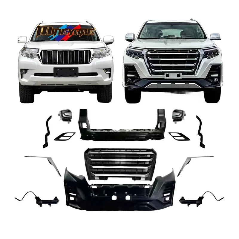 

Новый автомобильный бампер, решетка, диффузор, Bodykit для Proda 150, обновление до Xman Style 2018-2023, комплект кузова