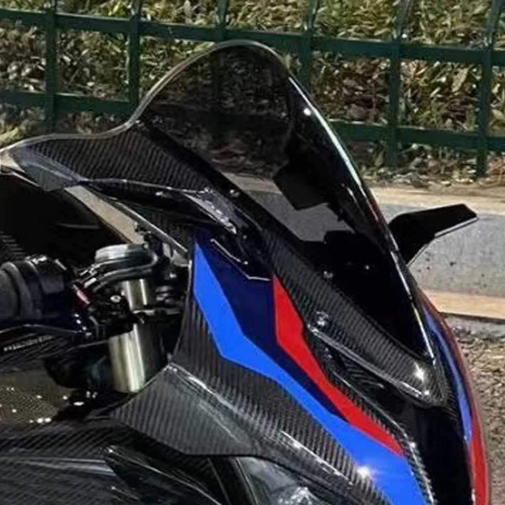 Motorcycle Carbon Fiber Front Fairing Wind Deflector Windshield Windscreen S1000RR 2023 Windshield For BMW S1000 RR 2019-2023