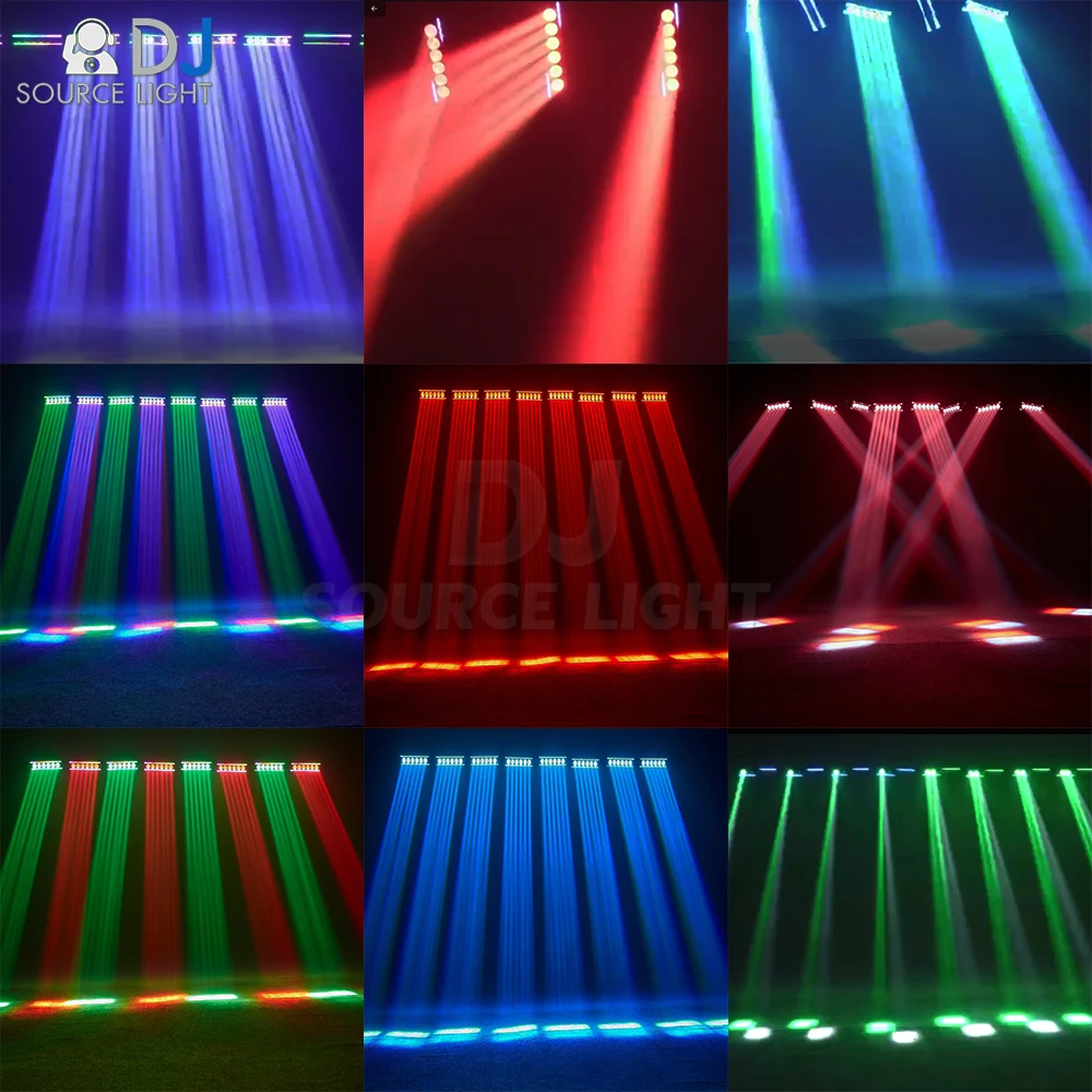 Imagem -06 - Led Moving Head Light com Strobe Controller dj Disco Lâmpada Rotação Infinita Lâmpada Xyz 4in 6x20w Pcs por Lote