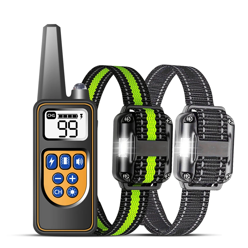 

Dog Shock Collar for 2 Dogs-Dog Training Collar with 3 Training Modes,Remote Electronic Dog Shock Collar, Electric Shock Collar