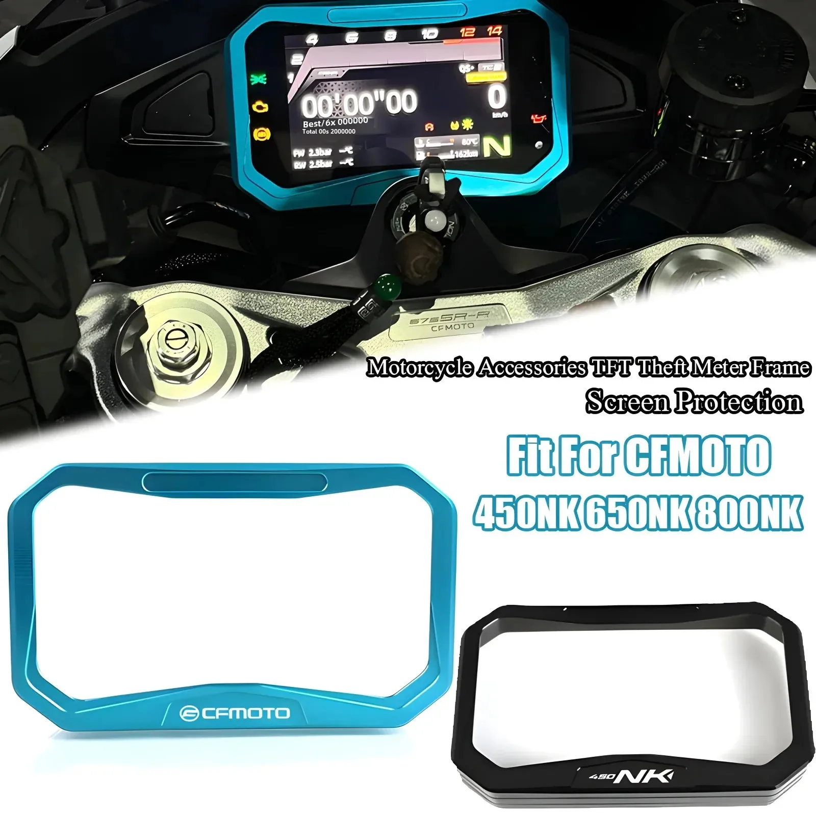 For CFMOTO CF MOTO 450NK 650NK 800NK NK450 NK CF450NK 2022-2025 Motorcycle Accessories TFT Theft Meter Frame Screen Protection