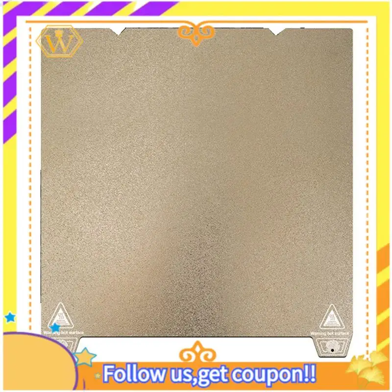 

Hot Bed Printing Panel Printer Accessories 310X315mm Pei Spraying+Peo Film Build Plate For K1 Max Printer