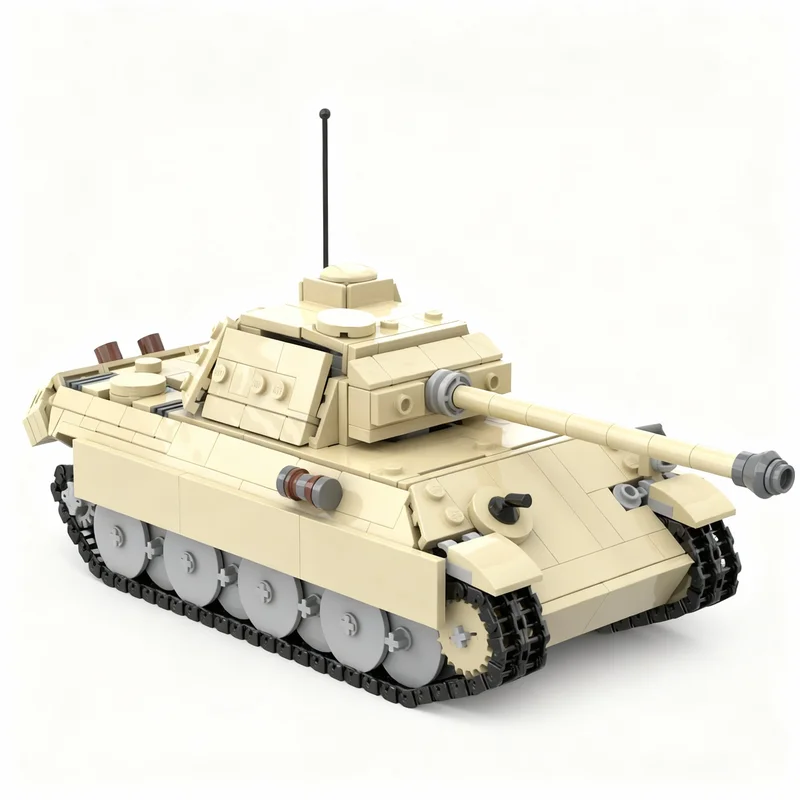 875 деталей, модель Panther G из системы MOC, строительные блоки, рождественские подарки, игрушка, творческий набор, идея для коллекции на день рождения, образовательный DIY-набор.