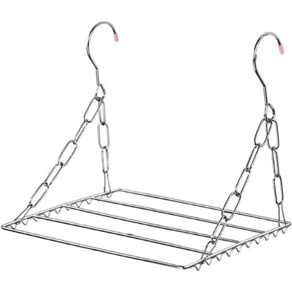 

Компактная сушилка из нержавеющей стали для одежды, обуви и нижнего белья - 40 см