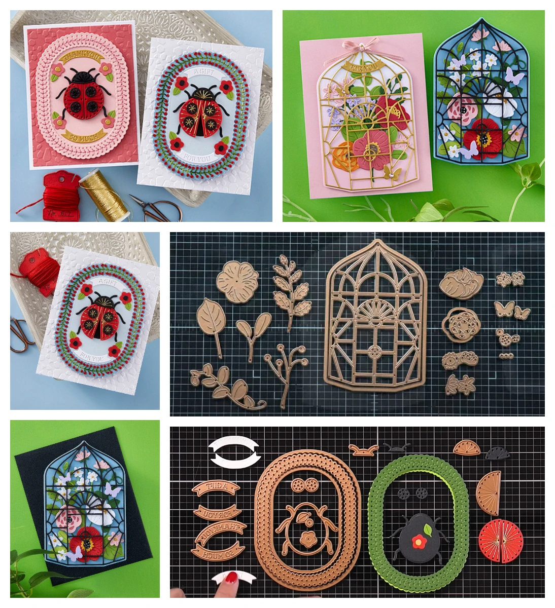 2025 Nuovo Botanico Atrium Metallo Fustelle Libellula E Farfalla Die FAI DA TE Scrapbooking Carta di Carta di Carta Album Fatto A Mano Stenc