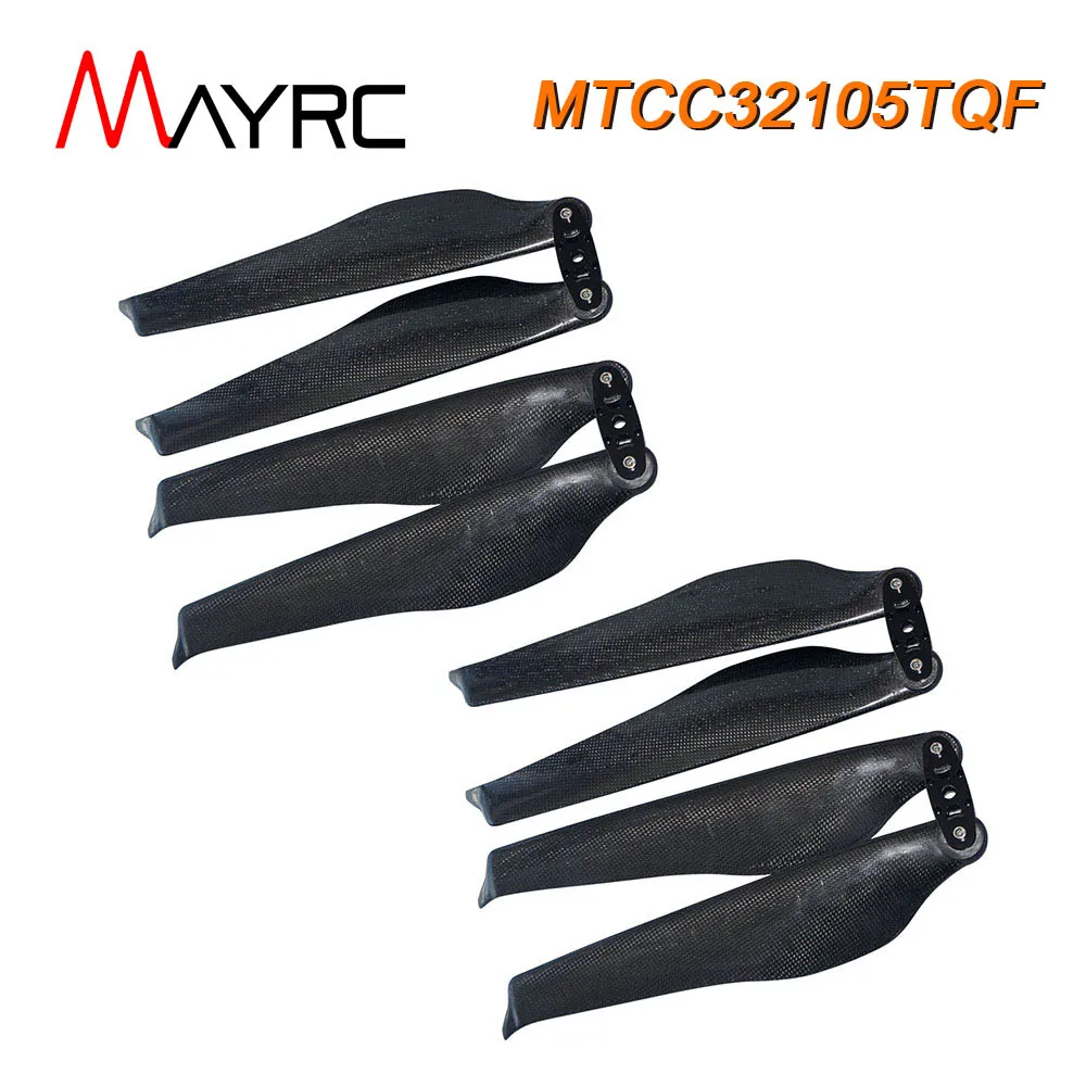 2 Pairs MAYRC 32.0x10.5Inch Quiet Carbon Folding Composite Propeller for Plant Photography UAV Spraying Aircraft Spare Parts