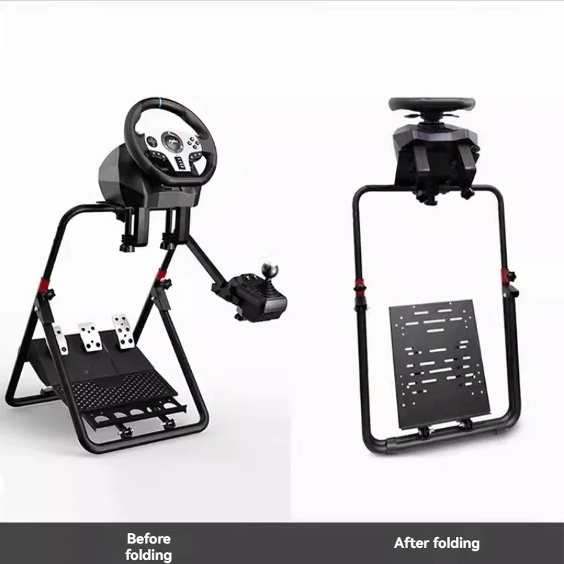 1PC T300RS Gear Lever Bracket Foot Pedal Home Computer PC Racing Simulator Folding Bracket
