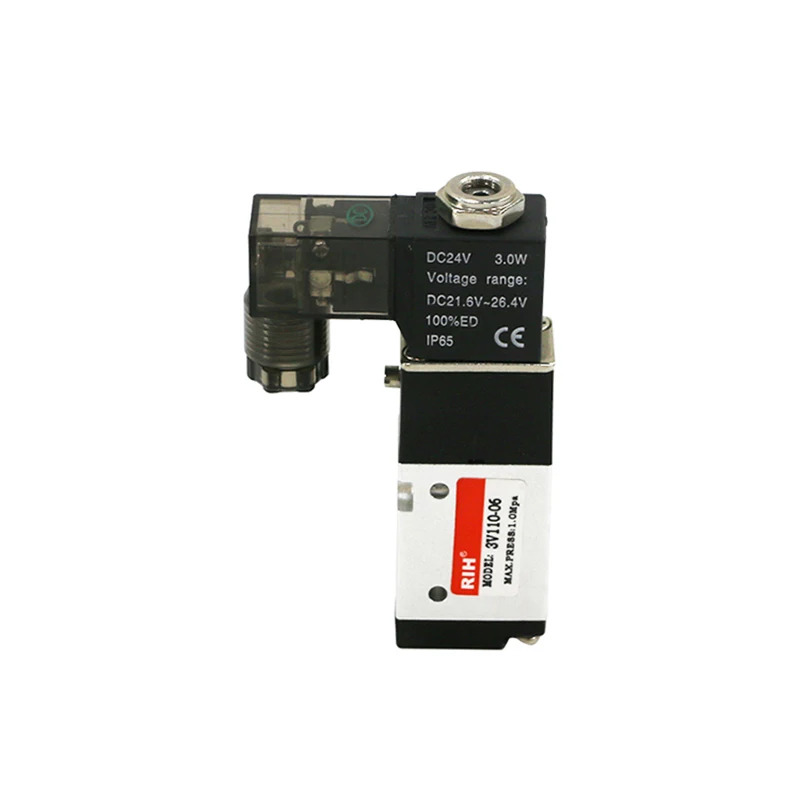 3V series pneumatic solenoid valve 3V110-08 pneumatic control component single control two position three-way solenoid valve