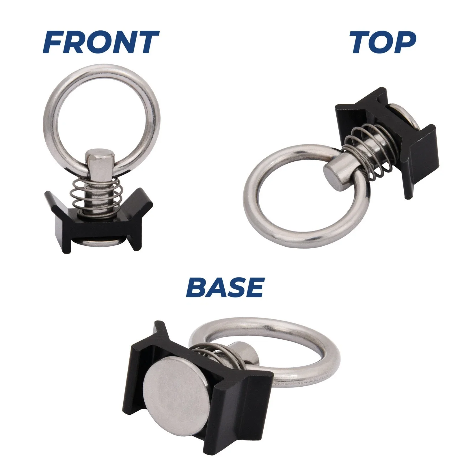 

Truck Accessory L Track Fittings 16Pcs Tie Down Ring AnchorS Point Heavy Duty Stainless Steel Logistic Cargo Control Tool Set