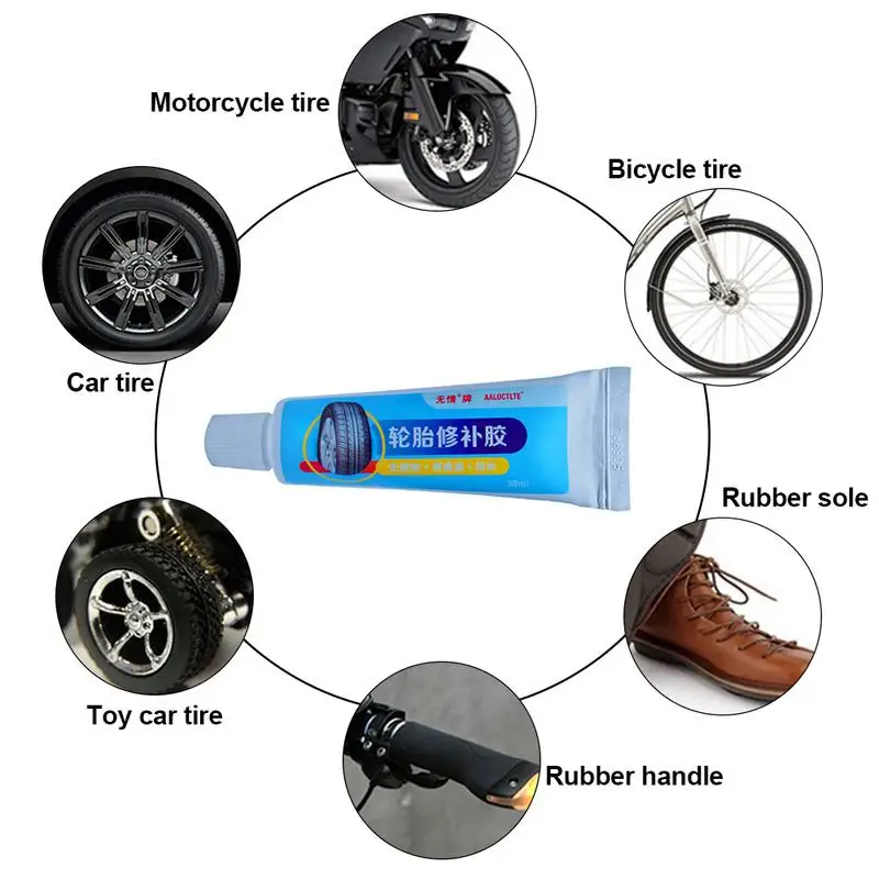 Черный клей для ремонта шин мгновенного ремонта автомобильных шин жидкий прочный резиновый клей износостойкий резиновый антикоррозийный клей