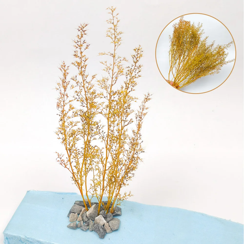 

Miniature Colorful Sea Foam Tree Model Bushes Vegetation Plant For HO N Railway Train Military Wargame Garden Decor 1Box