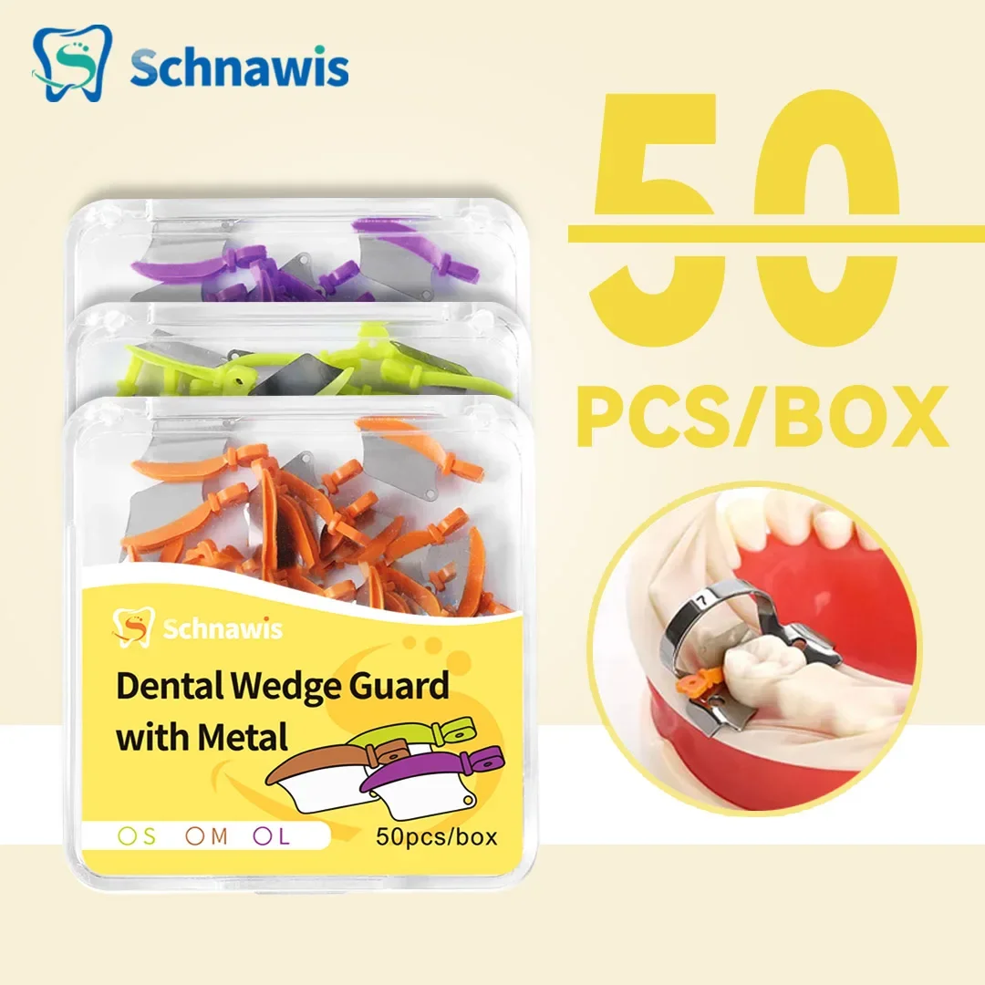 

50pcs/box Dental Prime Teeth Interproximal Plastic Wedge With Protection Dentist Tool